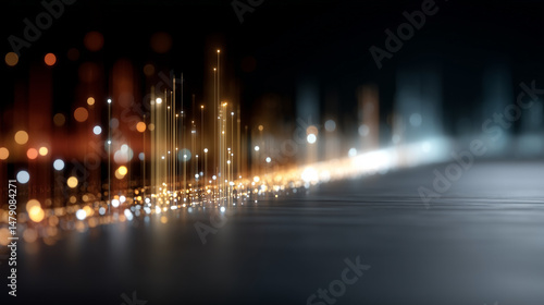 Illuminated Cityscape at Da...