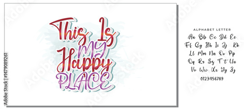 this is my happy place quote letter