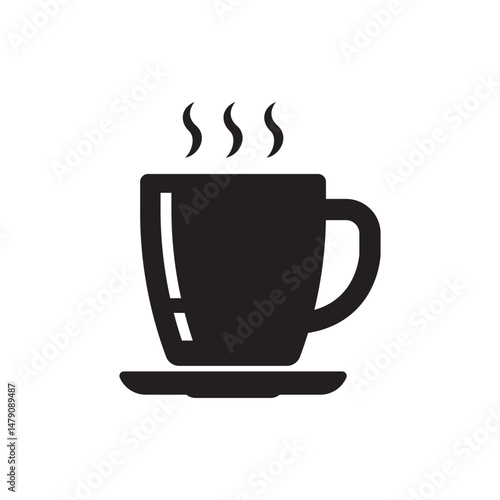 Cup icon. Coffee or tea cup icon. 