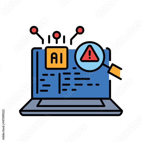 automation proofreading editing color line icon for digital and print projects.