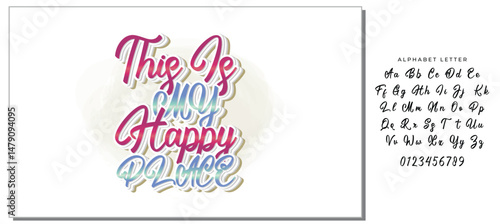 this is my happy place quote letter