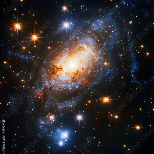 Wallpaper Mural Exploring the dark galaxy cosmic clusters nebula wonders outer space celestial vision astronomical marvels Torontodigital.ca