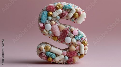 "Letter 'S' Made of Medicat...