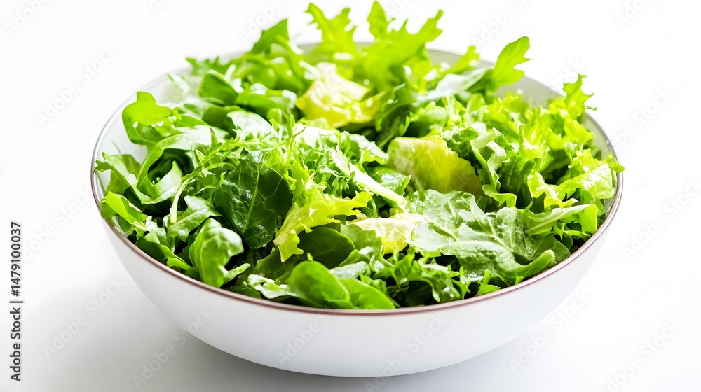 Fresh, vibrant salad in a white bowl. Fresh, vibrant salad in a white bowl.