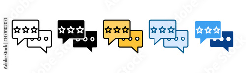 Feedback Icon Set Multiple Style Collection