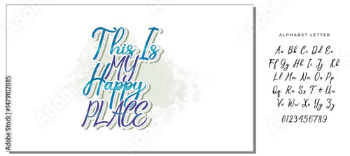 this is my happy place quote letter