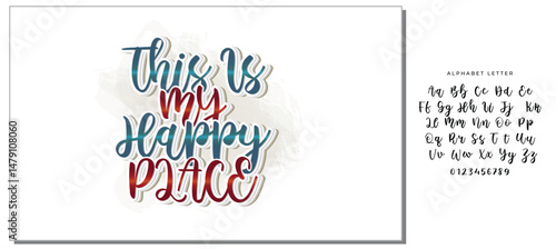 this is my happy place quote letter
