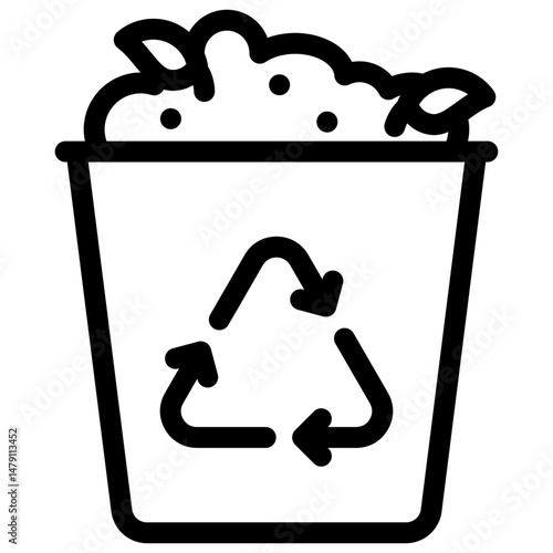 Compost Bin Icon