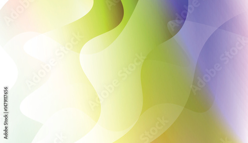 Abstract Background With Dynamic Effect. For Futuristic Ad, Booklets. Vector Illustration with Color Gradient.