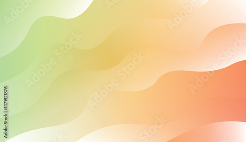 Futuristic Color Design Geometric Wave Shape. For Business Presentation Wallpaper, Flyer, Cover. Vector Illustration with Color Gradient.