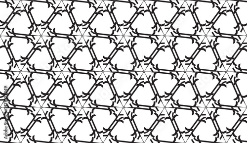 New elegant background with curved line in triangular style. Vector. Black, White. Smart business design.