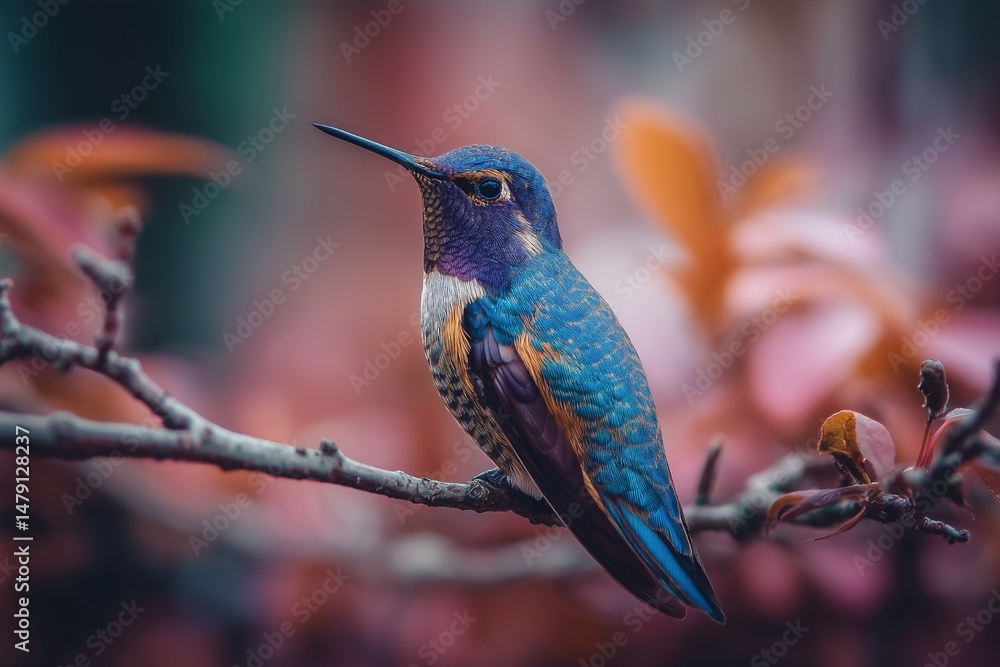 Fototapeta premium Kingfisher Perched on Branch
