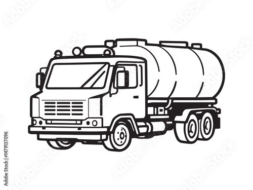 Minimalist Water Truck Set