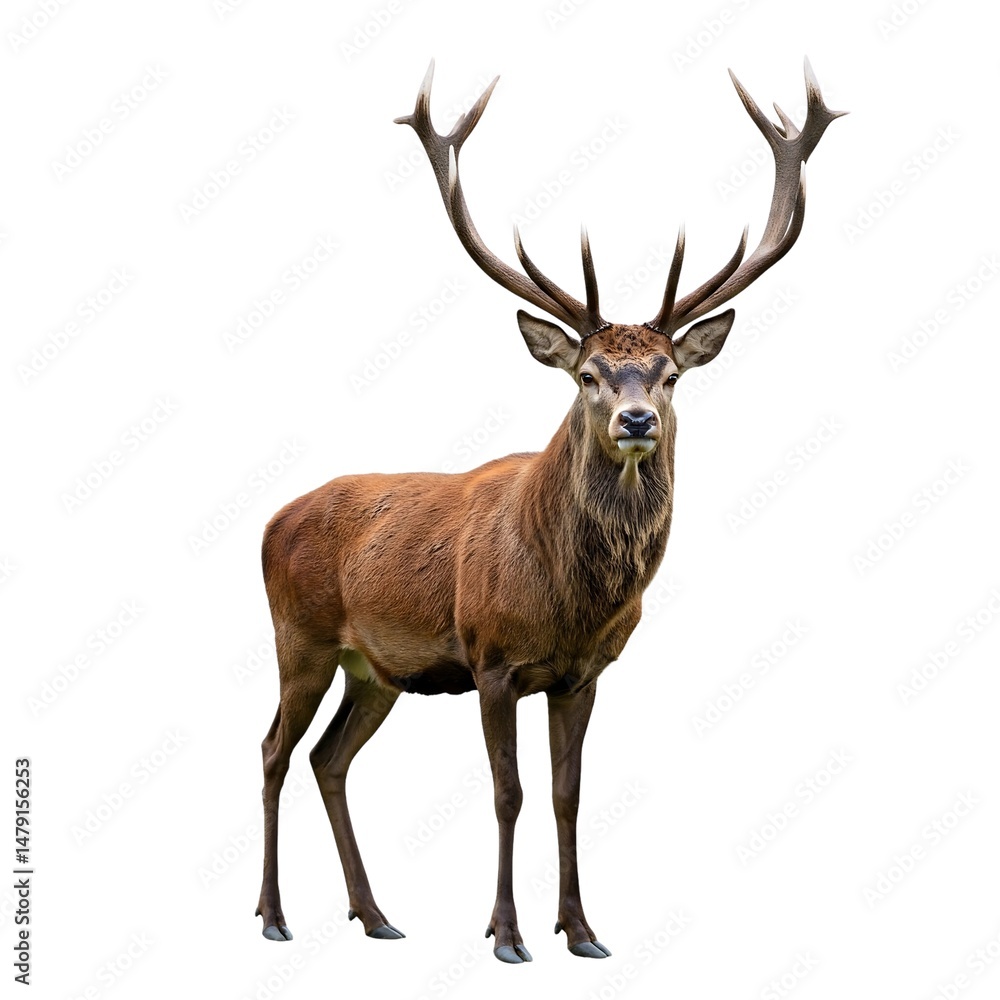 Fototapeta premium deer isolated on white