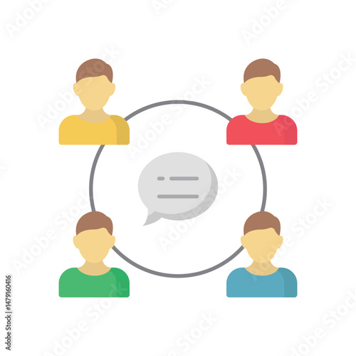 User interaction Vector icon which can easily modify or edit