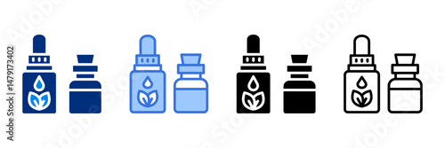 Essential  Icon Set Multiple Style Vector Illustration 
