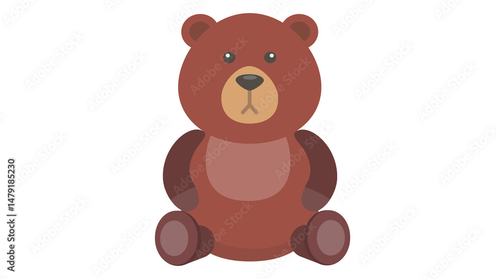 Obraz premium Cute Teddy Bear Illustration