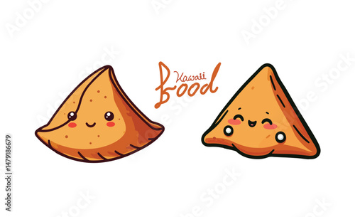  singara and samosa vector