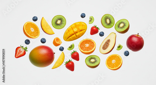 Fresh Citrus Fruits: Grapefruit and Oranges