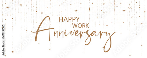 happy work anniversary card	