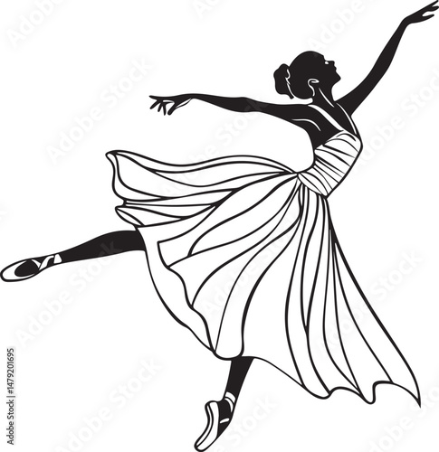 Martial Arts Fighter Silhouettes in Action Poses