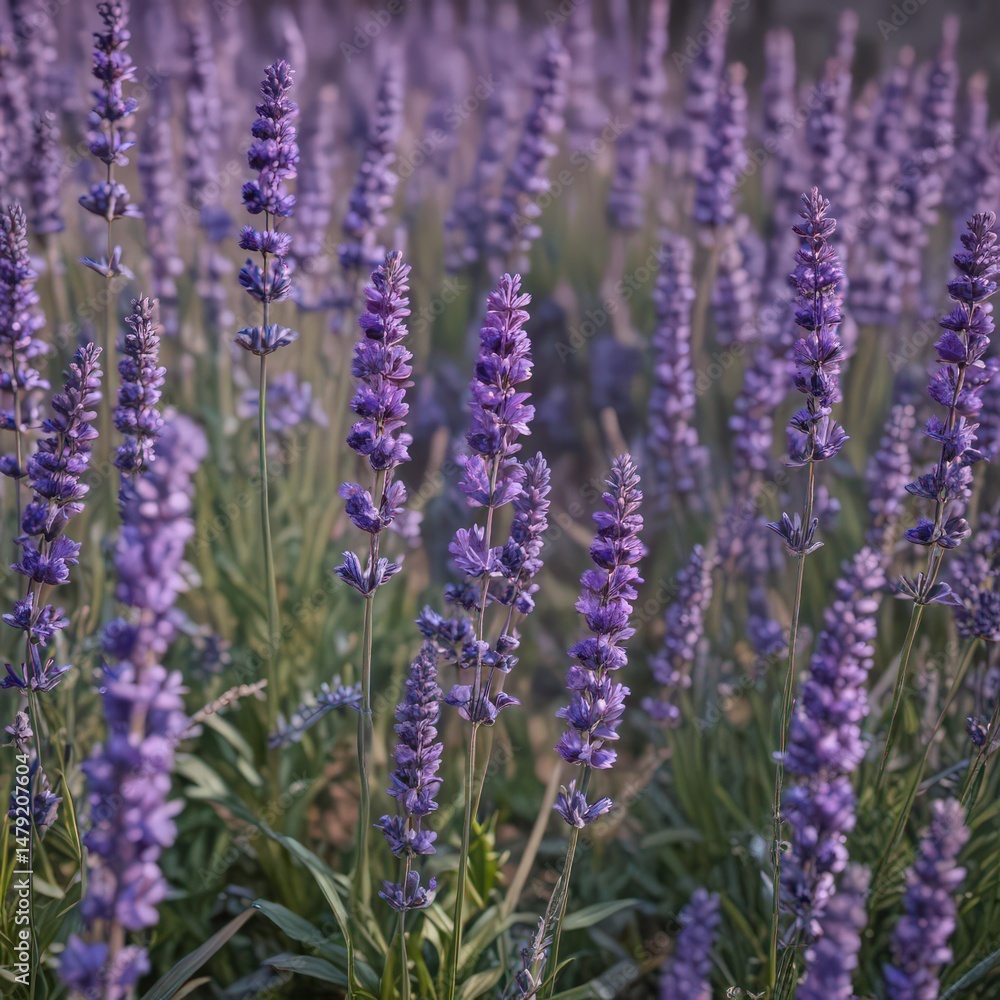 Fototapeta premium Intricate lavender flower details, vibrant hues , photography, background