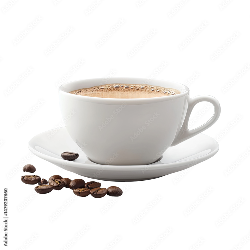 Fototapeta premium A cup of coffee, warm and inviting