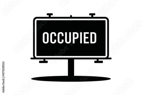 Occupied sign availability status notification