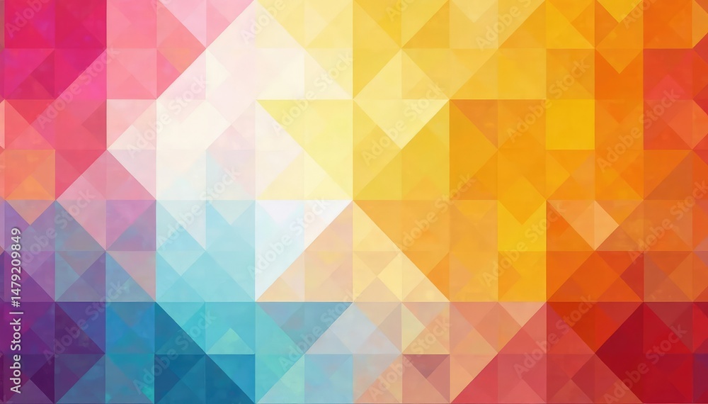 Obraz premium Modern geometric pattern background for a brochure's back cover, ideal for showcasing company information , brochure, wallpaper, subtle