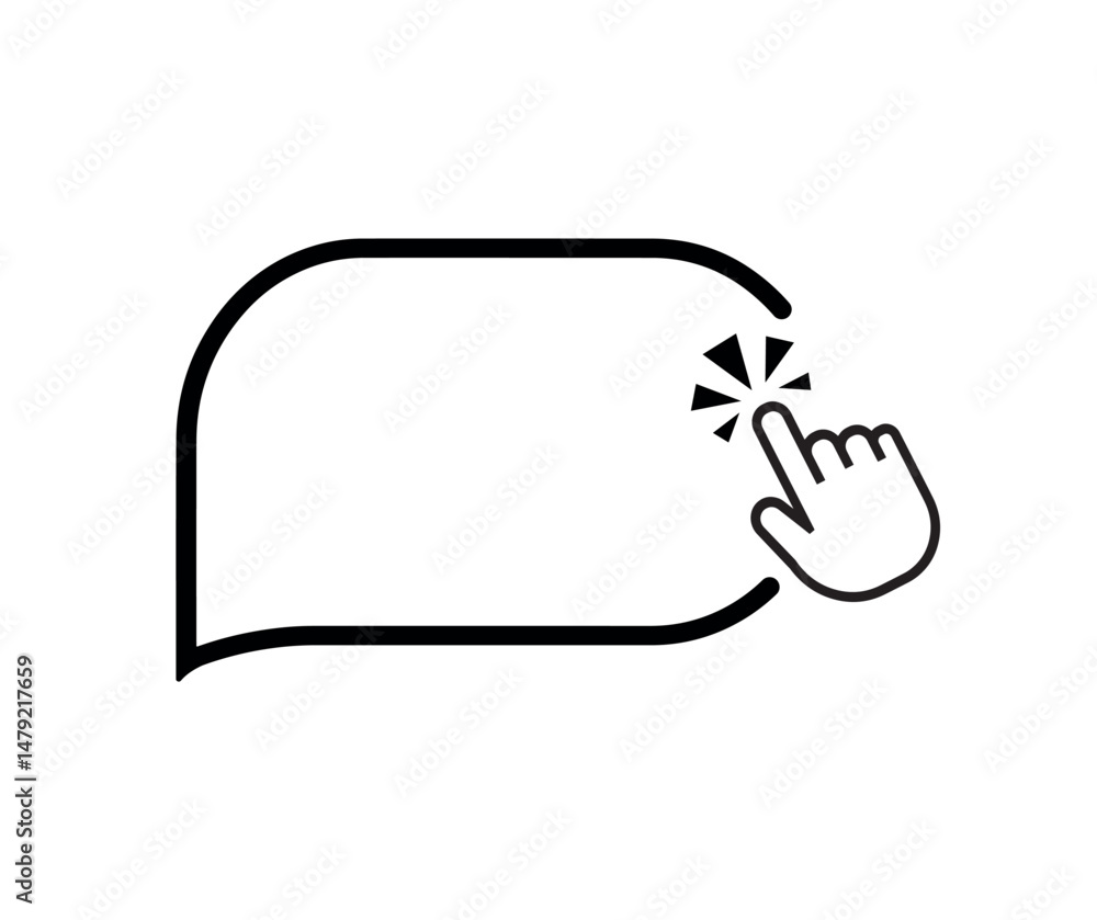 Fototapeta premium blank button on white background