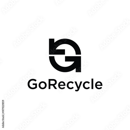 go recycle logo icon vector