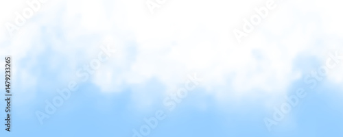 Photos blue smoky swirl with rising mist and atmospheric haze ideal for PNG weather borders, chemical effects, or dynamic cloud textures in transparent design elements