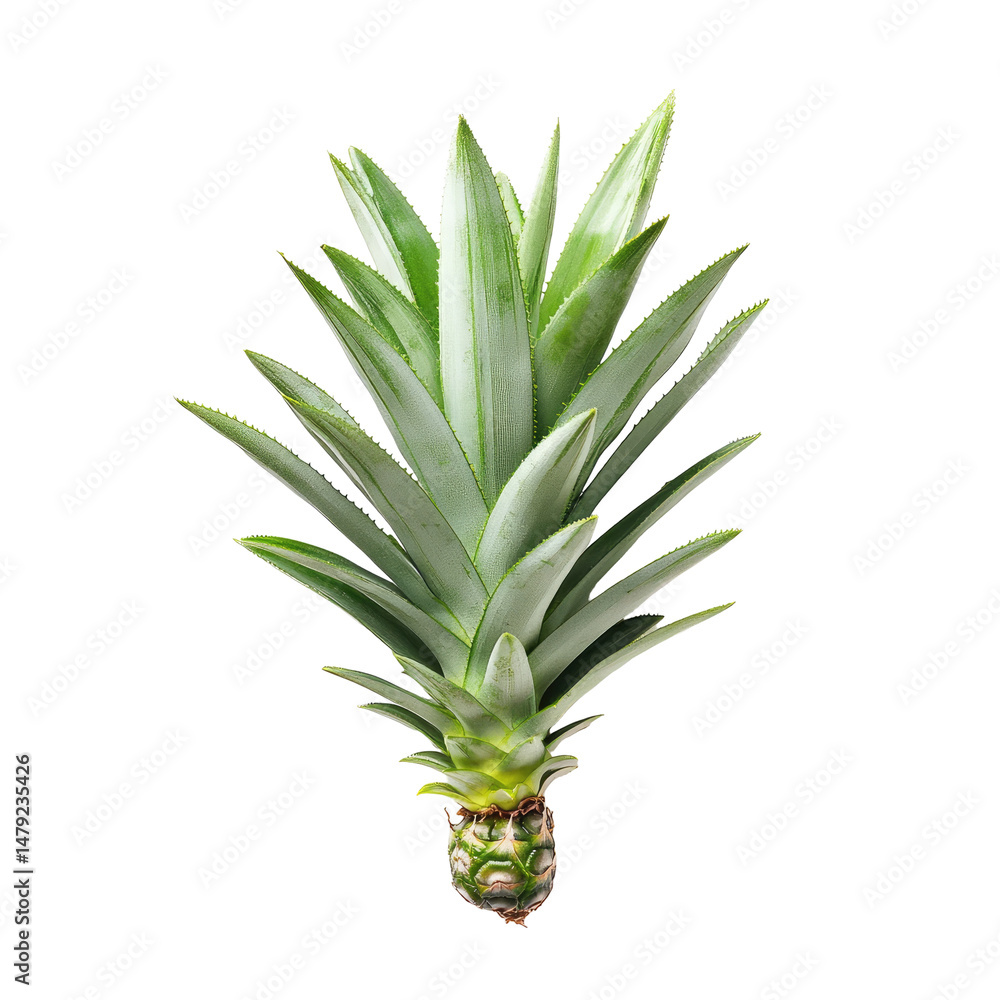 Obraz premium Fresh pineapple crown