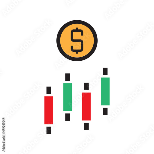 trading charts color