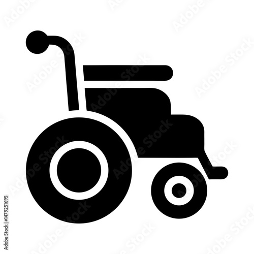 wheelchair icon mobility silhouette
