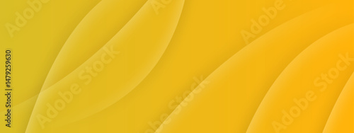 Yellow abstract background with curved lines, great for modern design projects, presentations, and creative artwork needing a vibrant backdrop.