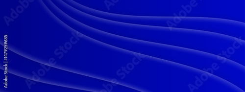 Blue abstract background with waves. Suitable for graphic design projects, website backgrounds, and social media posts requiring a calming theme.