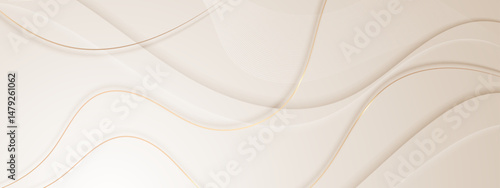 White and gold abstract background suitable for luxury branding, elegant design projects, sophisticated packaging, modern websites, and high end advertisements.