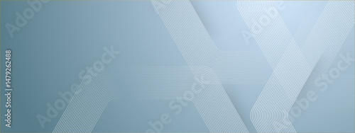 Simple abstract design of white lines on a blue background. Suitable for graphic design projects, website backgrounds, and modern art concepts.