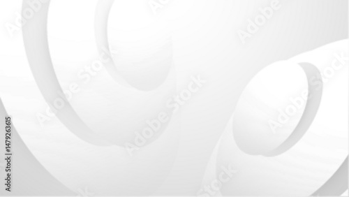 Abstract white background with curved shapes is versatile for web design, presentations, and artistic projects needing a modern touch.