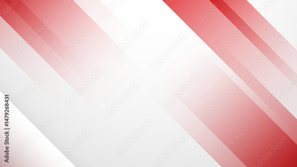 Obraz premium Red and White Abstract Background for Background Slide etc
