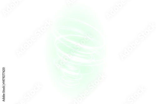  powerful green magical whirlwind swirling on a clean white background—perfect for PNG spell effects, fantasy illustrations, or enchanted motion designs.