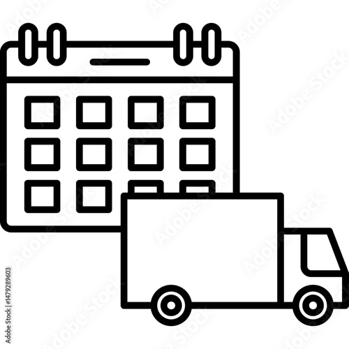 Delivery Calendar Icon