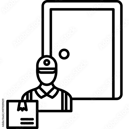 Parcel Doorstep Icon