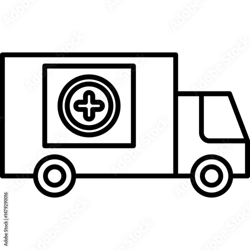 Medical Delivery Icon