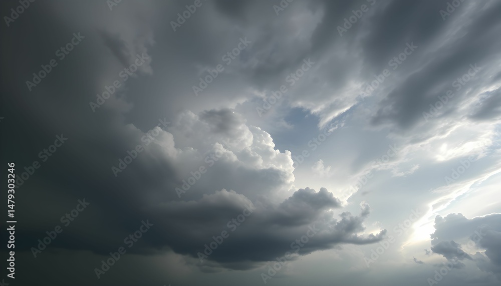 Obraz premium storm clouds time lapse