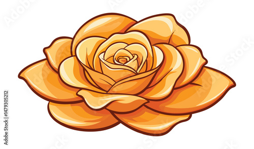 Gardenia Bloom Isolated on Clean White Background Floral Photography