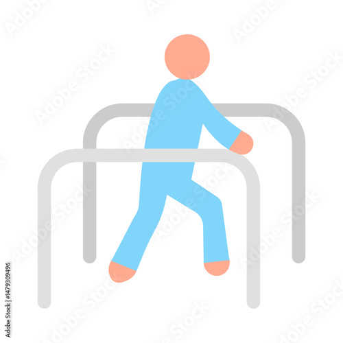 Physiotherapy flat icon