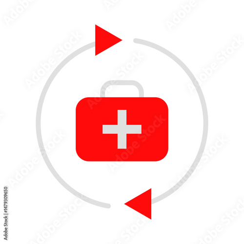 Injury Prevention flat icon