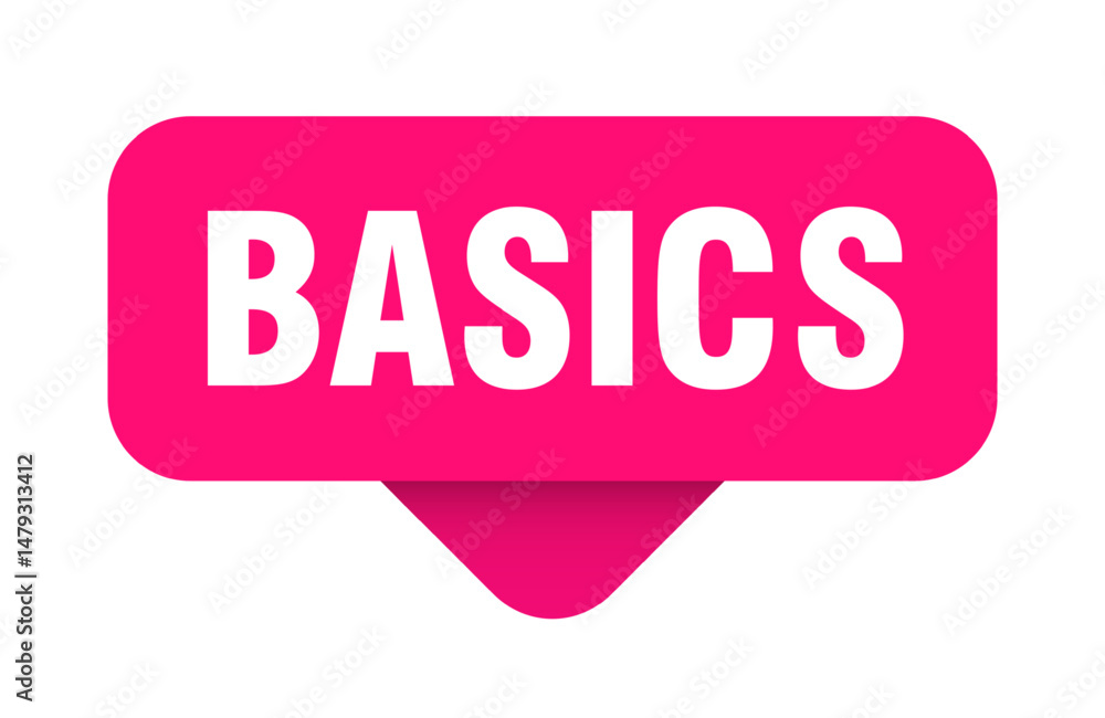 basics sticker. basics sign on transparent background basics sticker. basics sign on transparent background